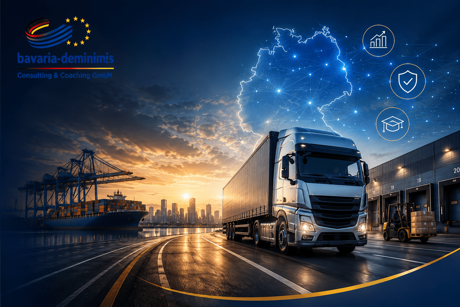 Elektro-Lkw und Ladeinfrastruktur Förderung Pöppel Spedition