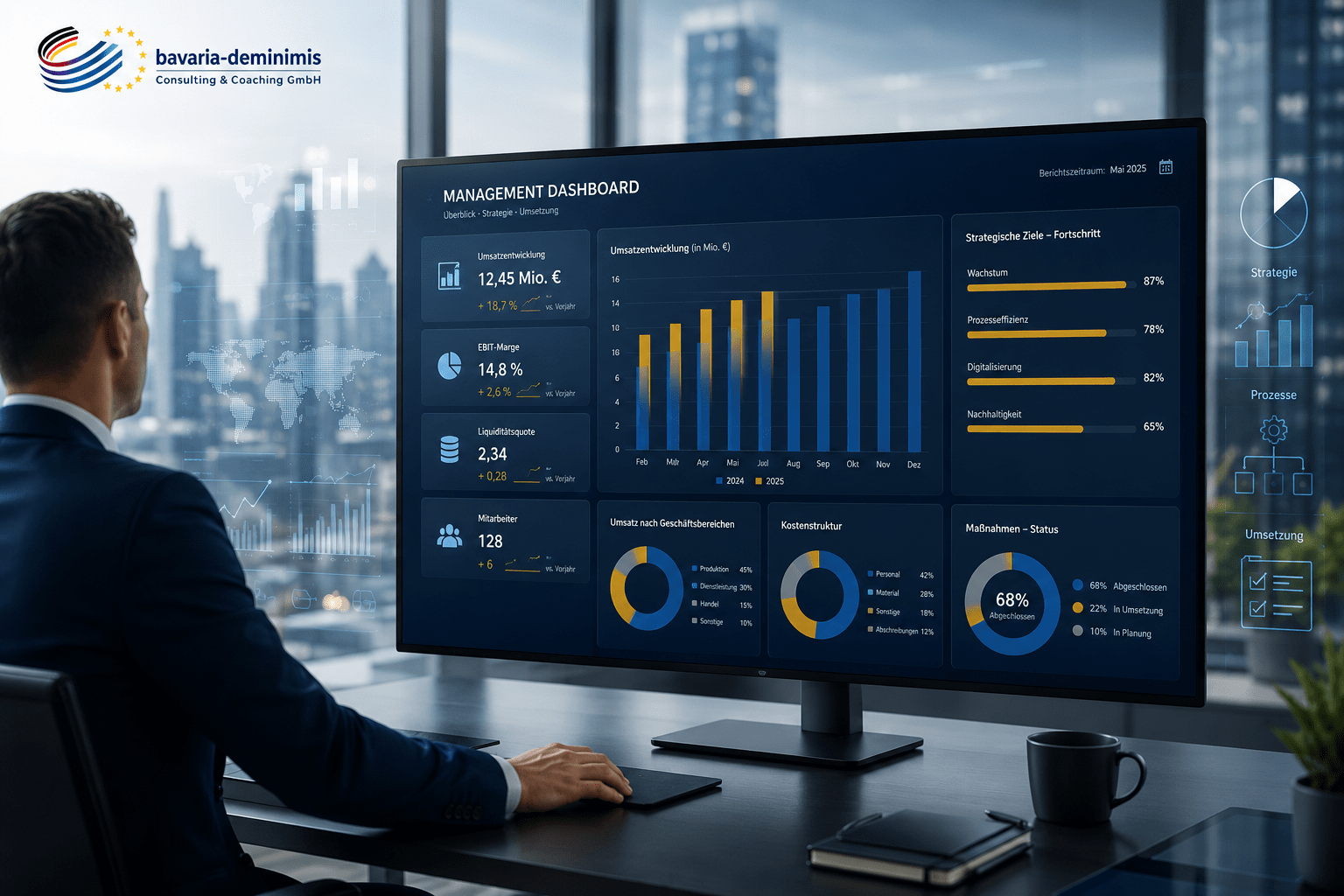 Management Dashboard Unternehmensberatung