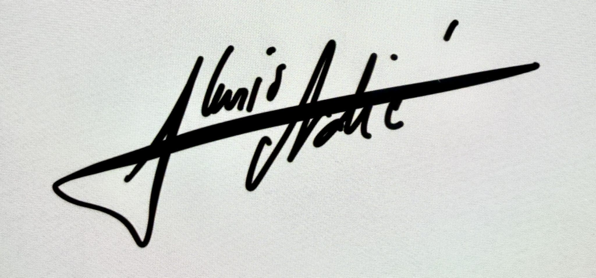 Signatur Almir Avdic
