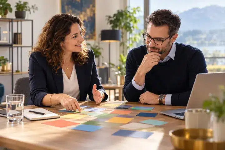 Eigene Kompetenzen und berufliche Perspektiven gemeinsam reflektieren.